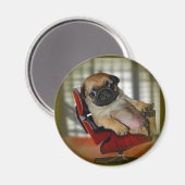 Mops es! magnet (Vorderseite/Rückseite)