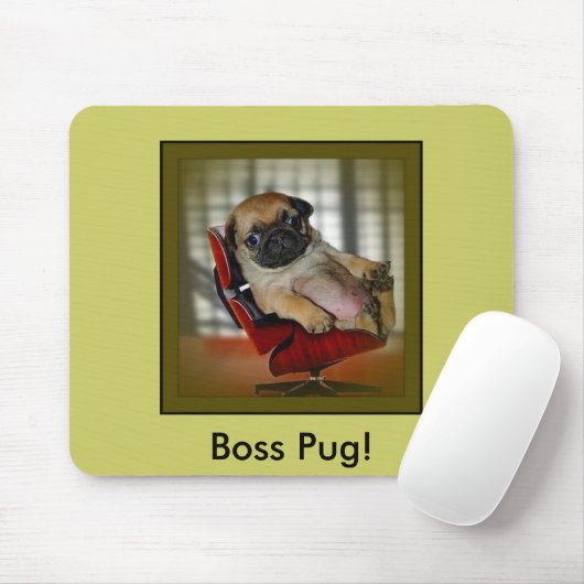 Mops es! mousepad (Mit Mouse)