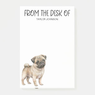 Mops-Fan Post-it Klebezettel