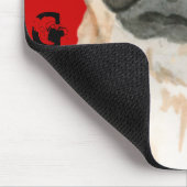 Mops-Farbblock Mousepad (Ecke)