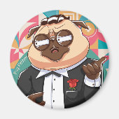 Mops Father Magnet (Vorne)