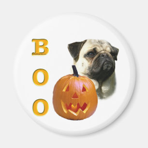 Mops (fawn) Boo Magnet