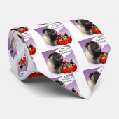 Mops (fawn) Halloween Candy Krawatte (Gerollt)