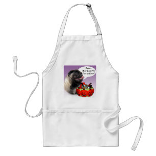 Mops (fawn) Halloween Candy Schürze