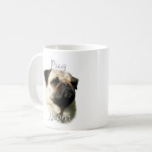 Mops (fawn) Mama 2 Kaffeetasse (Vorderseite Links)