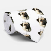 Mops (fawn) Vater 2 Krawatte (Gerollt)