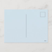 Mops Feiertagspostkarte (Rückseite)