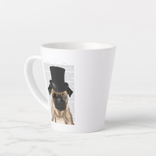Mops, Festhund und Hut Milchtasse (Linke Ecke)