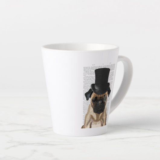 Mops, Festhund und Hut Milchtasse (Rechte Ecke)