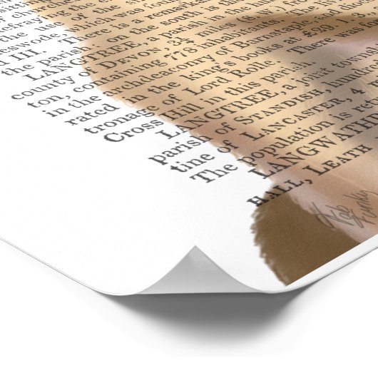 Mops, Festhund und Hut Poster (Ecke)