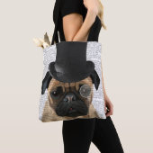 Mops, Festhund und Hut Tasche (Von Nahem)