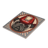 Mops-Feuerwehrtafel Fliese (Seite)