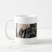 Mops Fingerkuppen Kaffeetasse (Links)