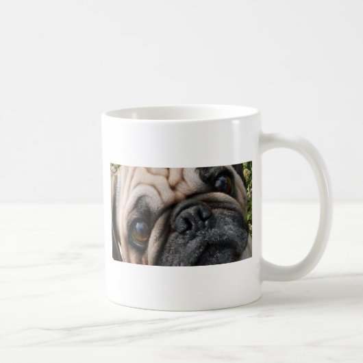 Mops Fingerkuppen Kaffeetasse (Rechts)