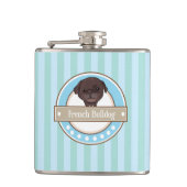 Mops Flachmann (Vorderseite)