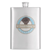 Mops Flachmann (Vorderseite)