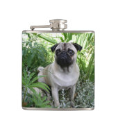 Mops Flachmann (Vorderseite)