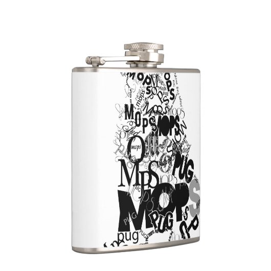 Mops Flachmann (Rechts)