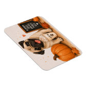 Mops-Flan-Schneck-Magnet Magnet (Rechte Seite)