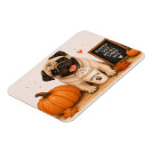 Mops-Flan-Schneck-Magnet Magnet (Linke Seite)