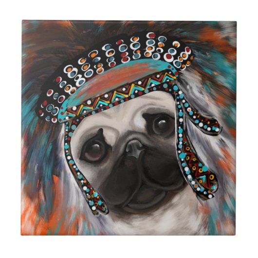 MOPS FLIESE (Vorderseite)
