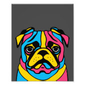 Mops Fotodruck (Vorne)