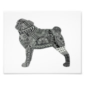 Mops Fotodruck (Vorne)