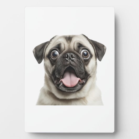 Mops Fotoplatte (Vorderseite)