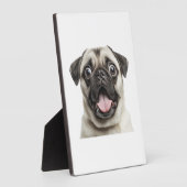 Mops Fotoplatte (Seite)
