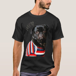 Mops Frauen Männer Mops Mama Vater Leben Liebe Hau T-Shirt