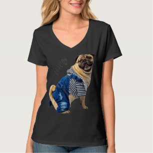 Mops Frauen Männer Mops Mama Vater Leben Liebe Hun T-Shirt