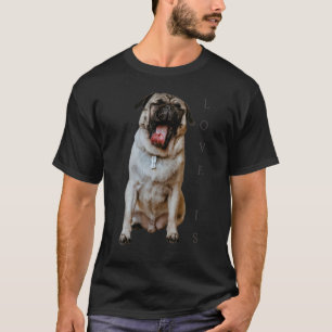 Mops Frauen Männer Mops Mama Vater Leben Liebe Hun T-Shirt