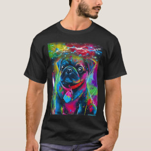Mops FROHE FEIERTAGE 135 NEUJAHRSTAG ALTERNATIV T-Shirt