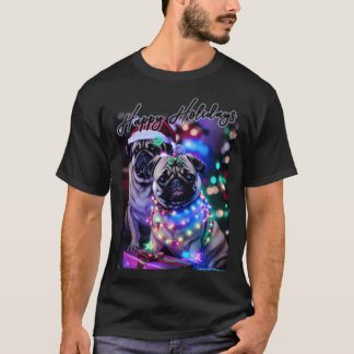 Mops FROHE WEIHNACHTEN 82 FROHE WEIHNACHTEN T-Shirt