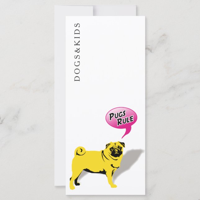 Mops Fun Cards (Vorderseite)