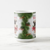 Mops Funny Christmas Hund Kaffee Tasse (Mittel)