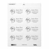 Mops für benutzerdefinierte Line-Art (Vorne)