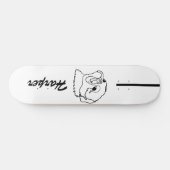 Mops für benutzerdefinierte Line-Art Skateboard (Horizontal)
