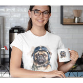 Mops für Heimtierpilot individuell anpassbar T-Shirt