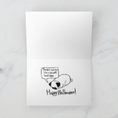 Mops für Trick und Leckerei Karte (Innenseite)