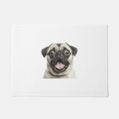 Mops Fußmatte (Vorderseite)