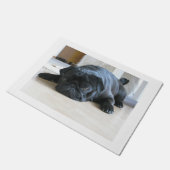 Mops Fußmatte (Schrägansicht)