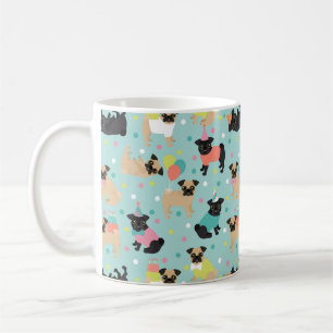 Mops Geburtstagsfeier Kaffeetasse