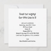 Mops Geburtstagskarte, Mops-Karte, Mops Einladung (Rückseite)