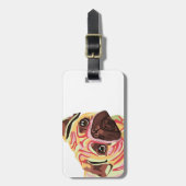 Mops Gepäckanhänger (Vorderseite vertikal)