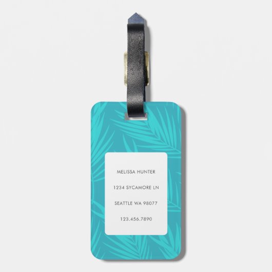 Mops Gepäckanhänger (Rückseite vertikal)