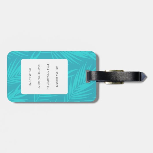 Mops Gepäckanhänger (Rückseite horizontal)