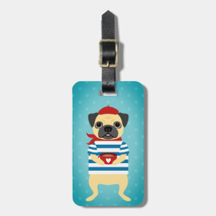 Mops Gepäckanhänger