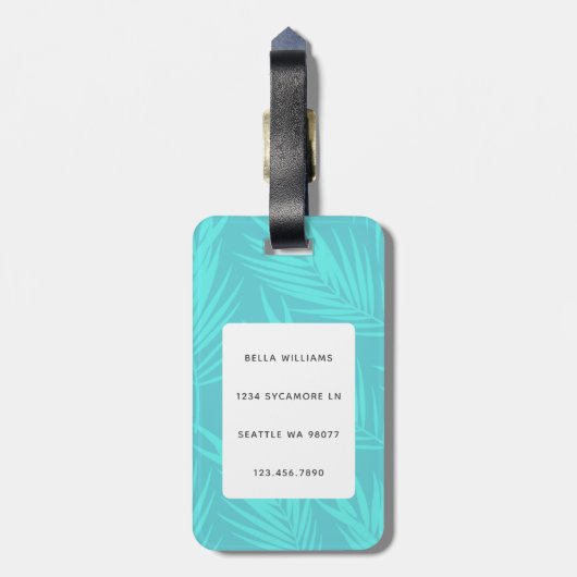 Mops Gepäckanhänger (Rückseite vertikal)