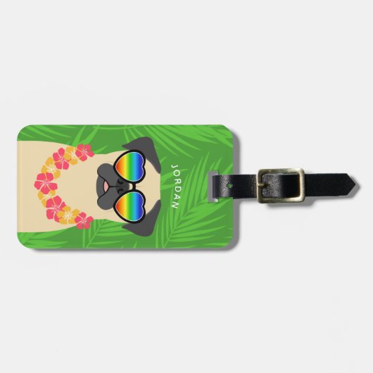 Mops Gepäckanhänger (Vorderseite horizontal)